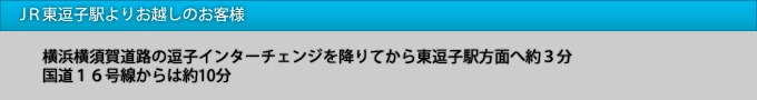 車でのアクセス